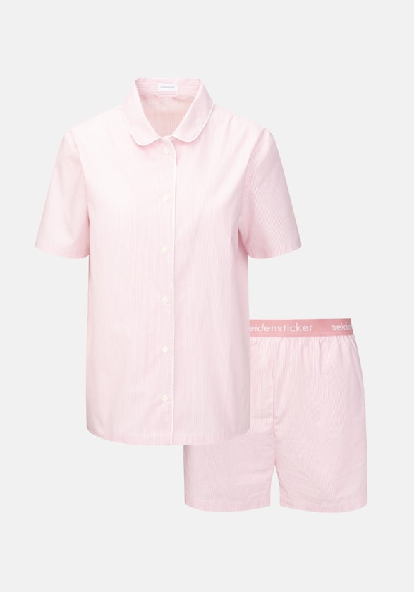 Pyjama Gerader Schnitt (Normal-Fit) Manche Courte Club in Rose Fuchsia |  Seidensticker Onlineshop