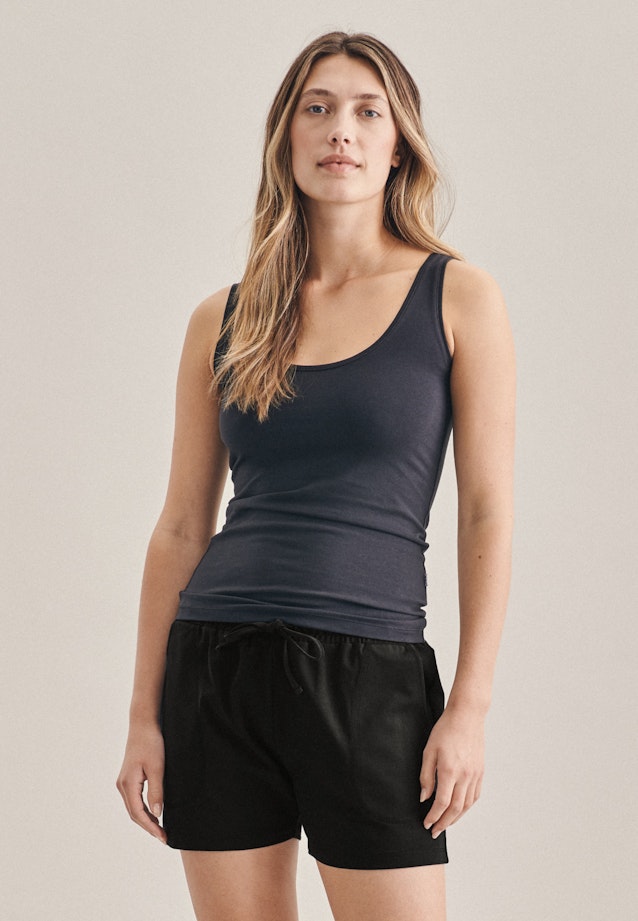 Shorts aus Baumwollmischung in Schwarz |  Seidensticker Onlineshop