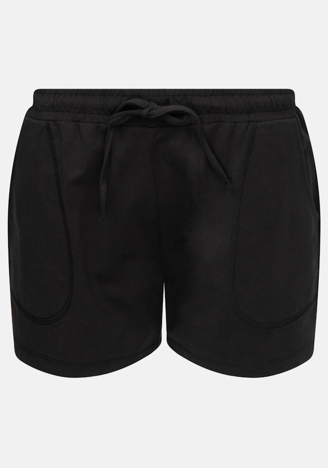 Shorts aus Baumwollmischung in Schwarz |  Seidensticker Onlineshop