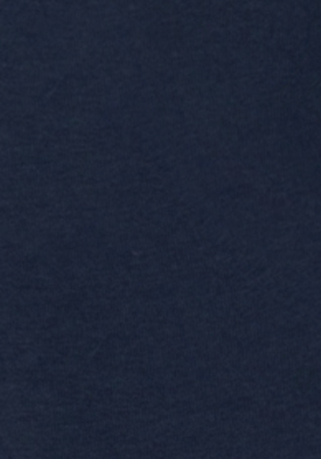 Gerader Schnitt (Normal-Fit) Pantalon de pyjama Uni in Bleu Foncé | Seidensticker Onlineshop