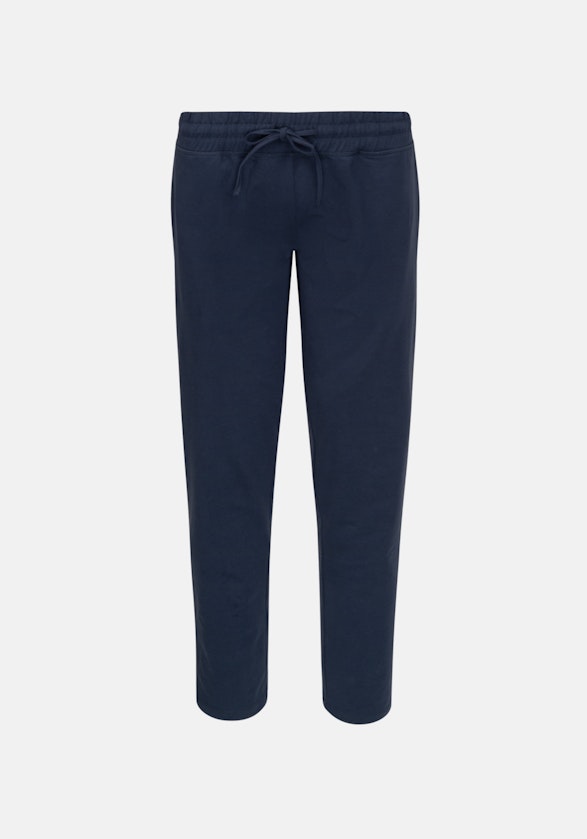 Pantalon de pyjama Rundhals in Bleu Foncé |  Seidensticker Onlineshop