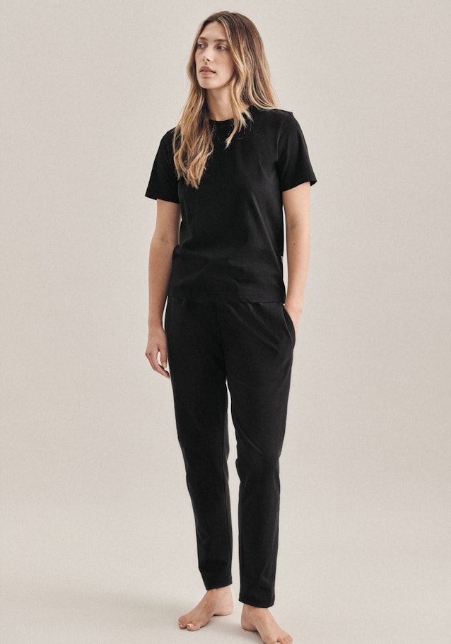 Rundhals Pyjama trousers in Black |  Seidensticker Onlineshop