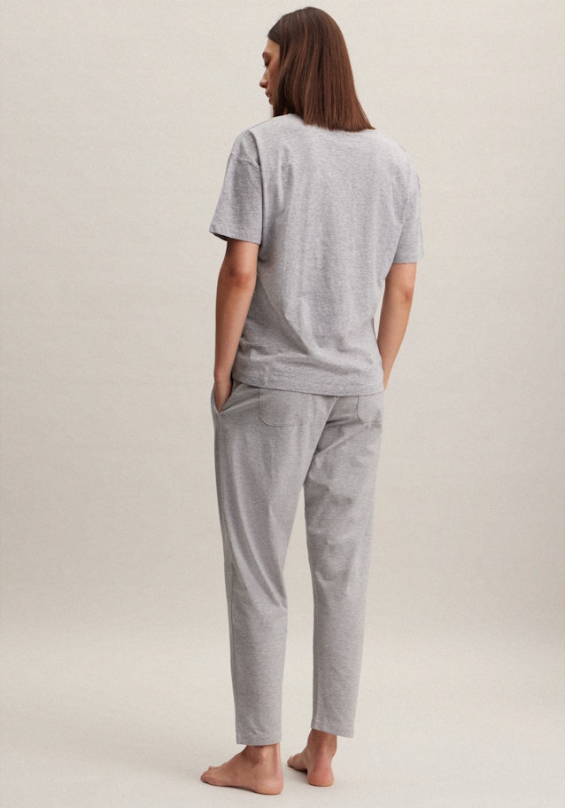 Pantalon de pyjama Rundhals in Gris |  Seidensticker Onlineshop