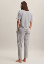 Gerader Schnitt (Normal-Fit) Pyjamahose Uni in Grau |  Seidensticker Onlineshop