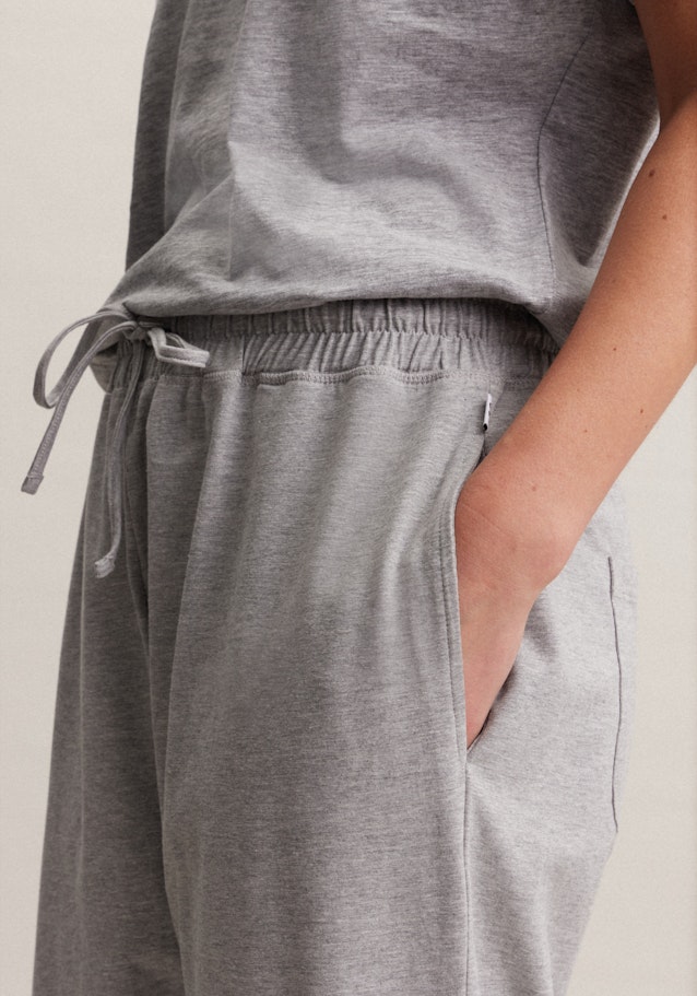 Pantalon de pyjama Rundhals in Gris |  Seidensticker Onlineshop