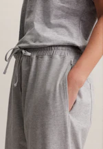 Gerader Schnitt (Normal-Fit) Pyjamahose Uni in Grau |  Seidensticker Onlineshop