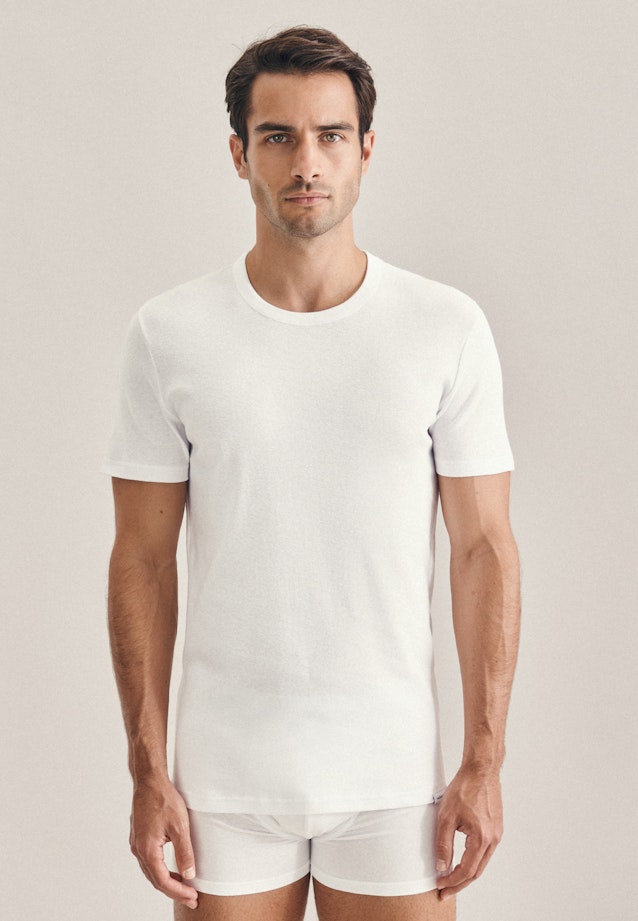 Two-Pack T-Shirt in White |  Seidensticker Onlineshop