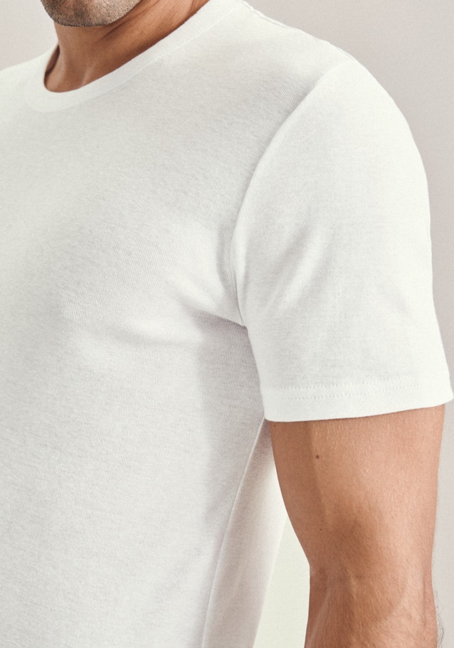 Two-Pack T-Shirt in White |  Seidensticker Onlineshop