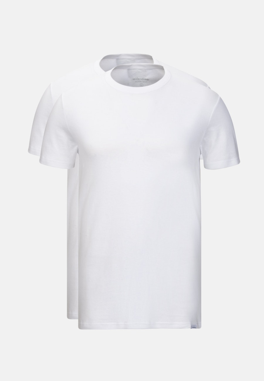 2er-Pack T-Shirt in Weiß |  Seidensticker Onlineshop