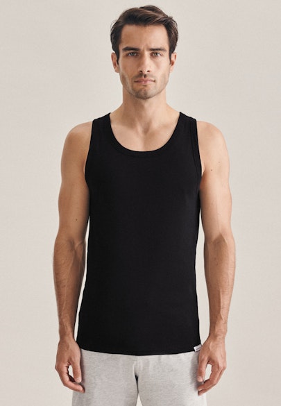 Tank Top Uni in Black |  Seidensticker Onlineshop