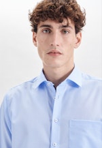 Regular Business Hemd Uni in Mittelblau |  Seidensticker Onlineshop