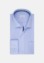 Regular Business Hemd Uni in Mittelblau |  Seidensticker Onlineshop