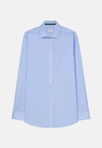 Regular Business Hemd Uni in Mittelblau |  Seidensticker Onlineshop