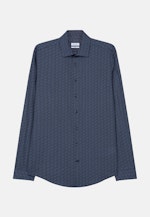 Slim Business shirt Print in Dark Blue |  Seidensticker Onlineshop