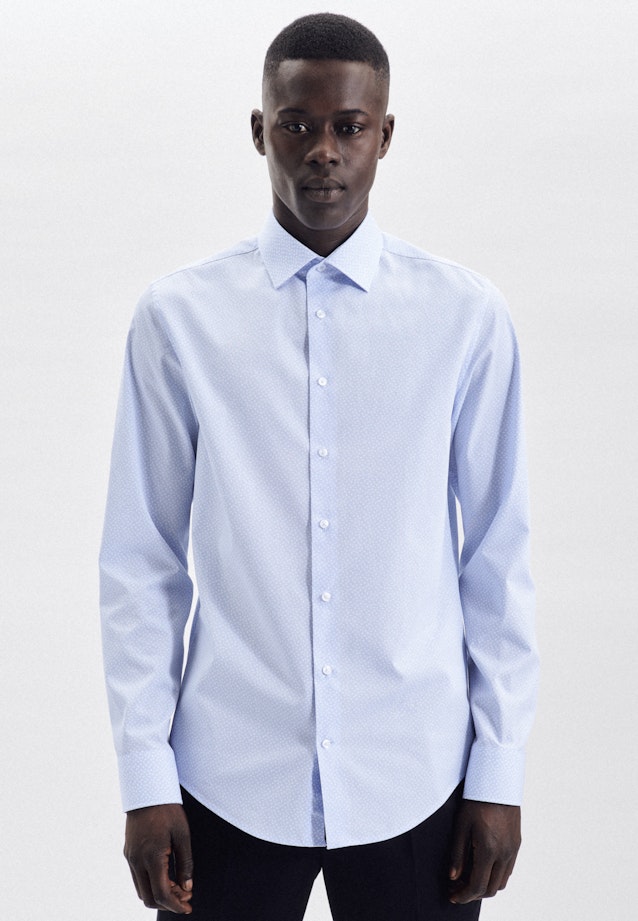 Slim Chemise d'affaires Imprimé in Bleu Clair |  Seidensticker Onlineshop