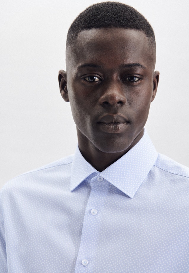 Slim Chemise d'affaires Imprimé in Bleu Clair |  Seidensticker Onlineshop