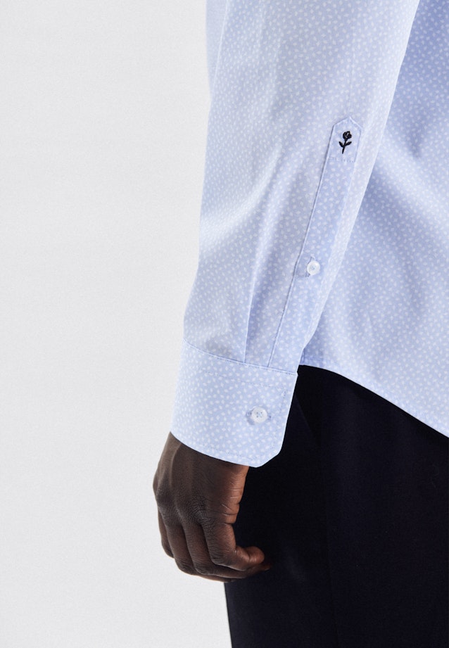 Slim Chemise d'affaires Imprimé in Bleu Clair |  Seidensticker Onlineshop