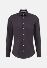 Non-iron Poplin Business Shirt in Slim with Kent-Collar in Black |  Seidensticker Onlineshop