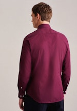 Chemise Business Slim Popeline Col Kent in Rouge |  Seidensticker Onlineshop