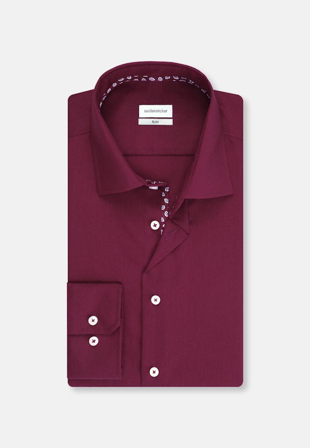 Slim Business Hemd Uni in Rot |  Seidensticker Onlineshop