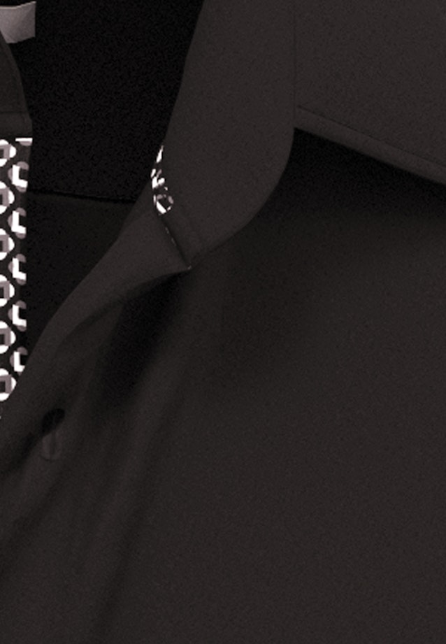 Slim Business Hemd Uni in Schwarz |  Seidensticker Onlineshop