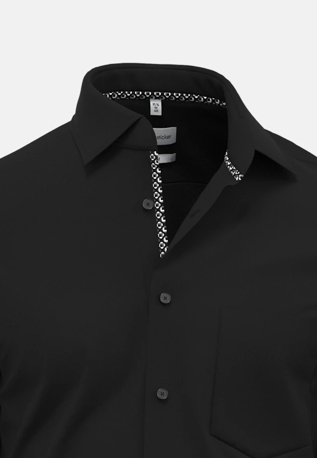 Slim Chemise d'affaires Uni in Noir |  Seidensticker Onlineshop