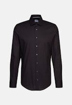 Non-iron Poplin Business Shirt in Slim with Kent-Collar in Black |  Seidensticker Onlineshop