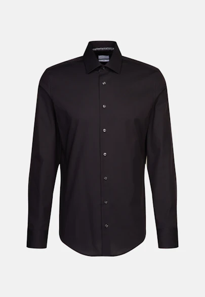 Slim Chemise d'affaires Uni in Noir |  Seidensticker Onlineshop