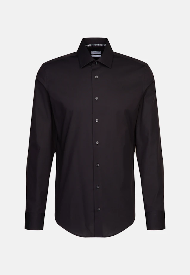 Slim Chemise d'affaires Uni in Noir |  Seidensticker Onlineshop