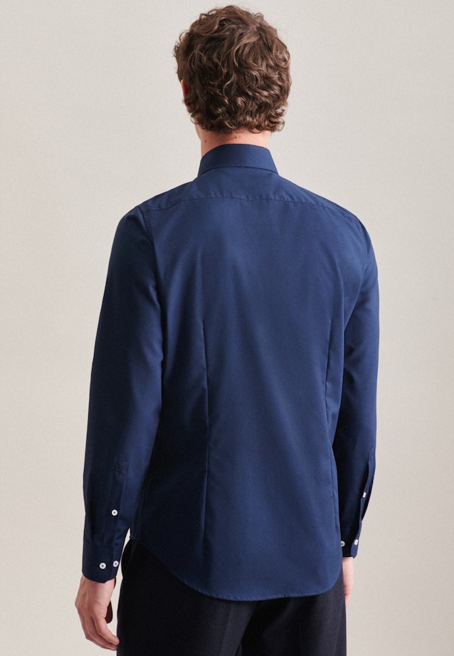 Slim Business shirt Uni in Dark Blue |  Seidensticker Onlineshop