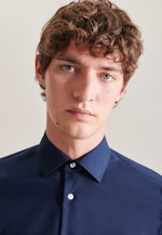 Slim Business shirt Uni in Dark Blue |  Seidensticker Onlineshop