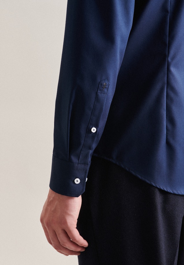 Slim Business shirt Uni in Dark Blue |  Seidensticker Onlineshop