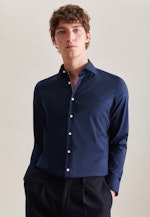 Slim Business shirt Uni in Dark Blue |  Seidensticker Onlineshop