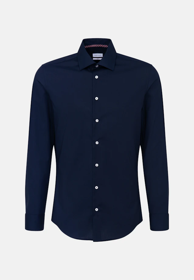 Slim Business shirt Uni in Dark Blue |  Seidensticker Onlineshop