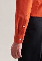 Non-iron Poplin Business Shirt in Slim with Kent-Collar in Orange |  Seidensticker Onlineshop