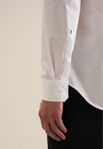 Chemise Business Slim Popeline Col Kent in Blanc |  Seidensticker Onlineshop