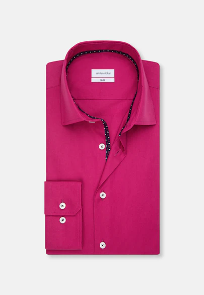 Slim Business shirt Uni in Pink |  Seidensticker Onlineshop