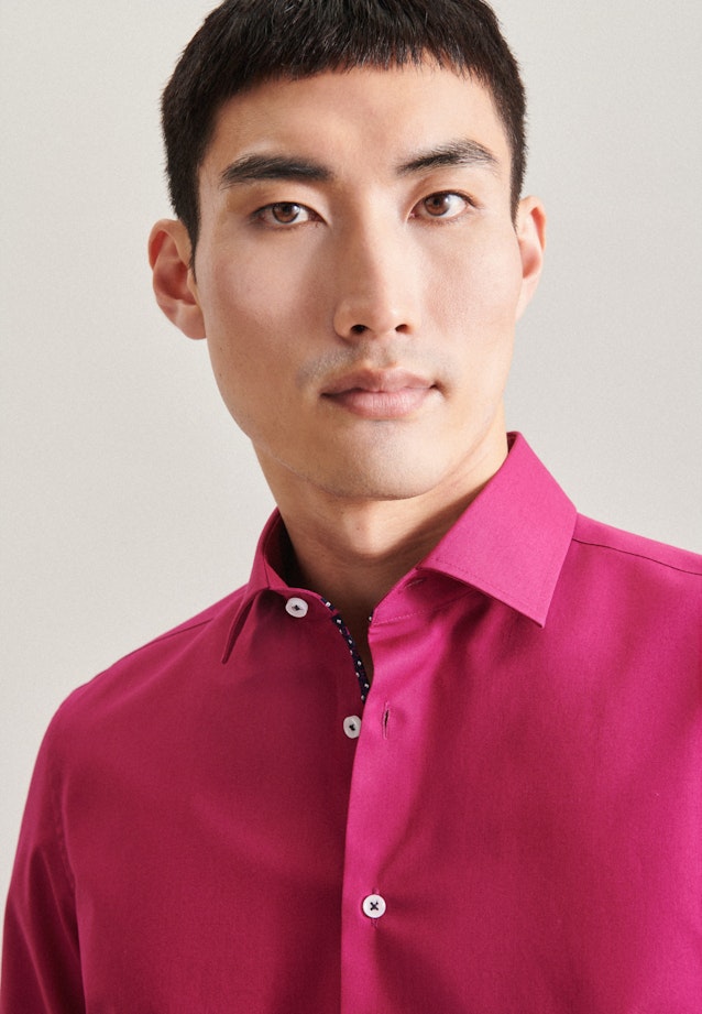 Slim Business Hemd Uni in Rosa/Pink |  Seidensticker Onlineshop
