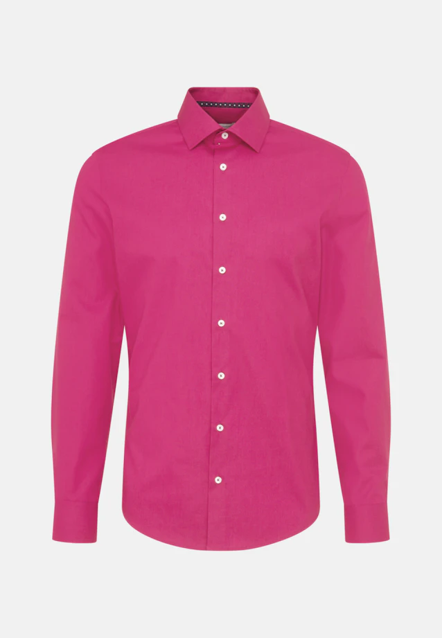 Slim Business Hemd Uni in Rosa/Pink |  Seidensticker Onlineshop