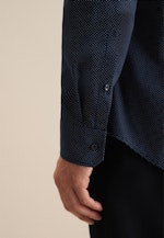 Business Shirt in Slim with Kent-Collar in Dark Blue |  Seidensticker Onlineshop