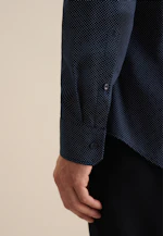 Slim Business Hemd Punkte in Dunkelblau |  Seidensticker Onlineshop