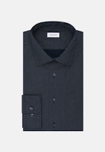 Business Shirt in Slim with Kent-Collar in Dark Blue |  Seidensticker Onlineshop