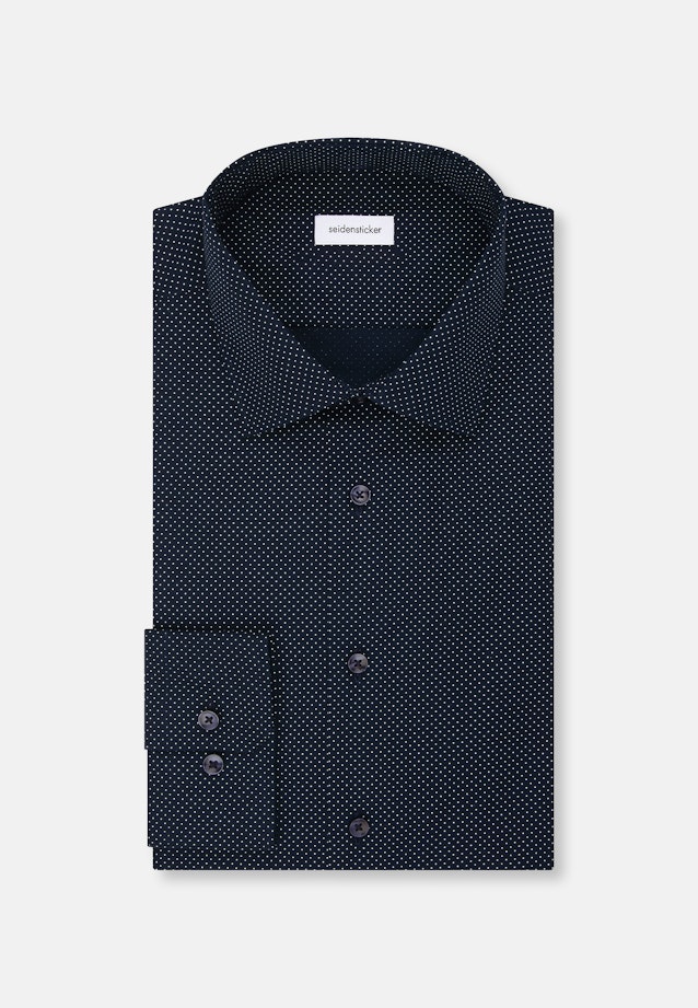 Slim Business shirt Points in Dark Blue |  Seidensticker Onlineshop