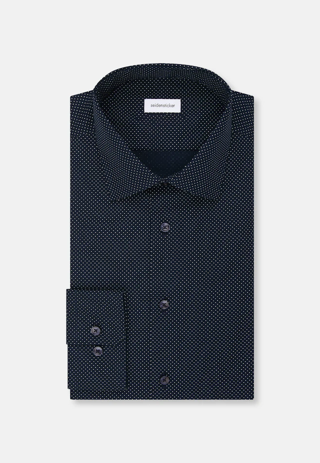 Slim Business shirt Points in Dark Blue | Seidensticker online shop