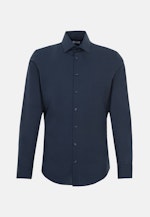 Business Shirt in Slim with Kent-Collar in Dark Blue |  Seidensticker Onlineshop