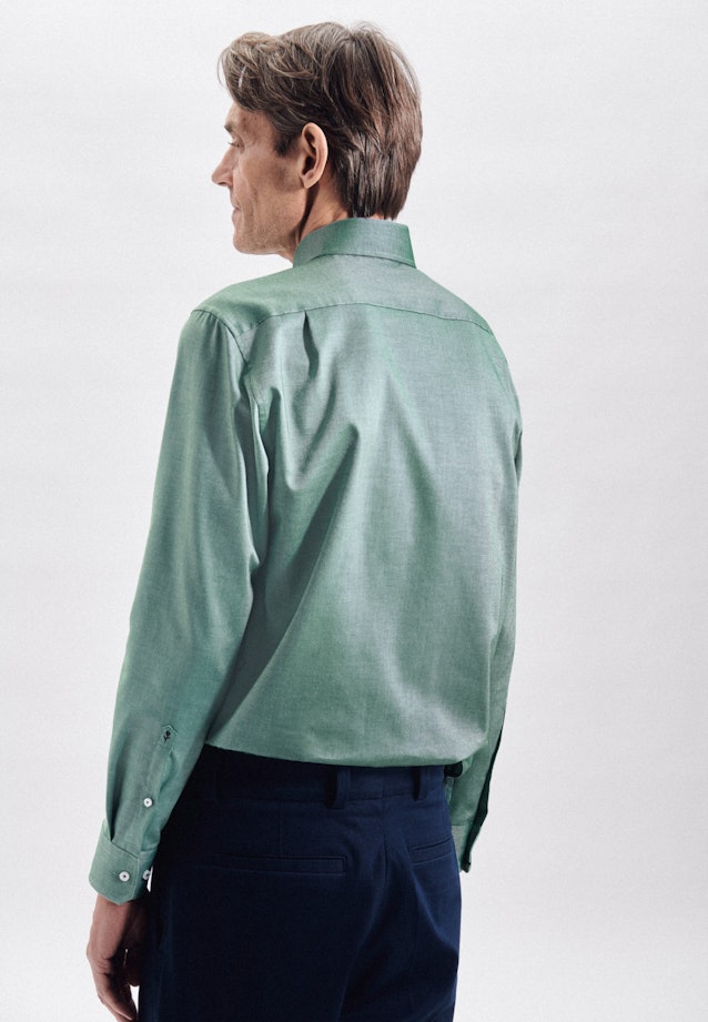 Regular Business shirt Uni in Green |  Seidensticker Onlineshop