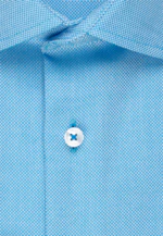 Regular Chemise d'affaires Uni in Turquoise |  Seidensticker Onlineshop