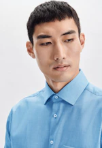 Regular Chemise d'affaires Uni in Turquoise |  Seidensticker Onlineshop