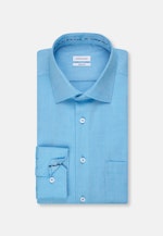 Regular Chemise d'affaires Uni in Turquoise |  Seidensticker Onlineshop