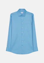 Regular Chemise d'affaires Uni in Turquoise |  Seidensticker Onlineshop